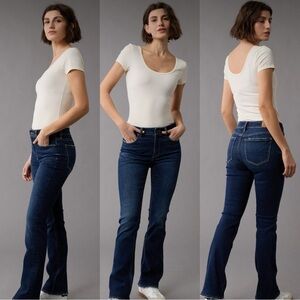 American Eagle High Rise Skinny Kick Jeans